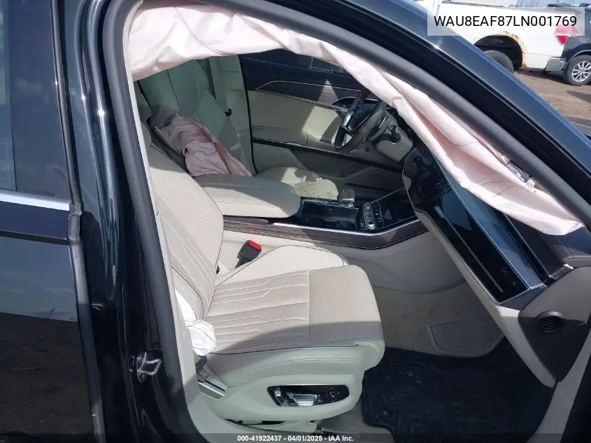 2020 Audi A8 L 60 Tfsi Quattro Tiptronic VIN: WAU8EAF87LN001769 Lot: 41922437