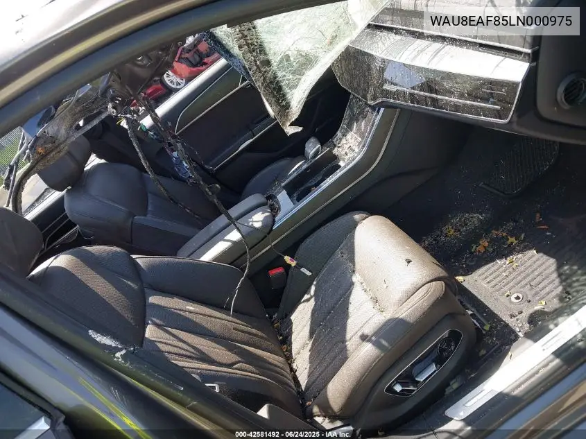 2020 Audi A8 L 60 Tfsi Quattro Tiptronic VIN: WAU8EAF85LN000975 Lot: 42581492