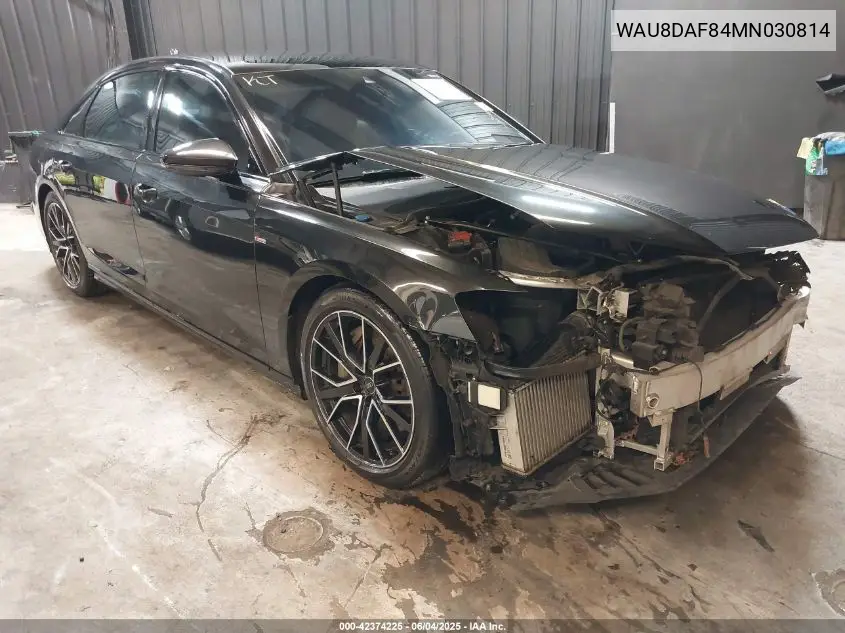 2021 Audi A8 L 55 Tfsi Quattro Tiptronic VIN: WAU8DAF84MN030814 Lot: 42374225