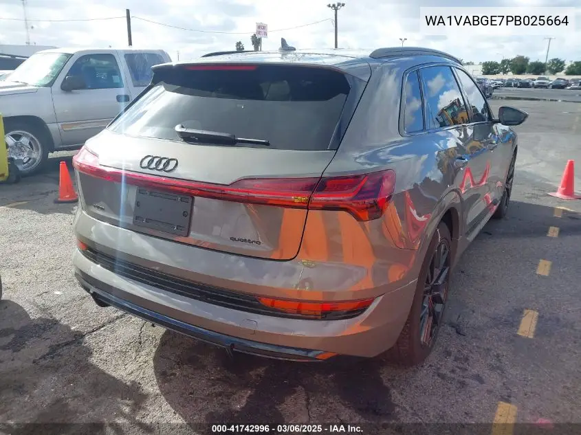 2023 Audi E-Tron Premiumwe VIN: WA1VABGE7PB025664 Lot: 41742996