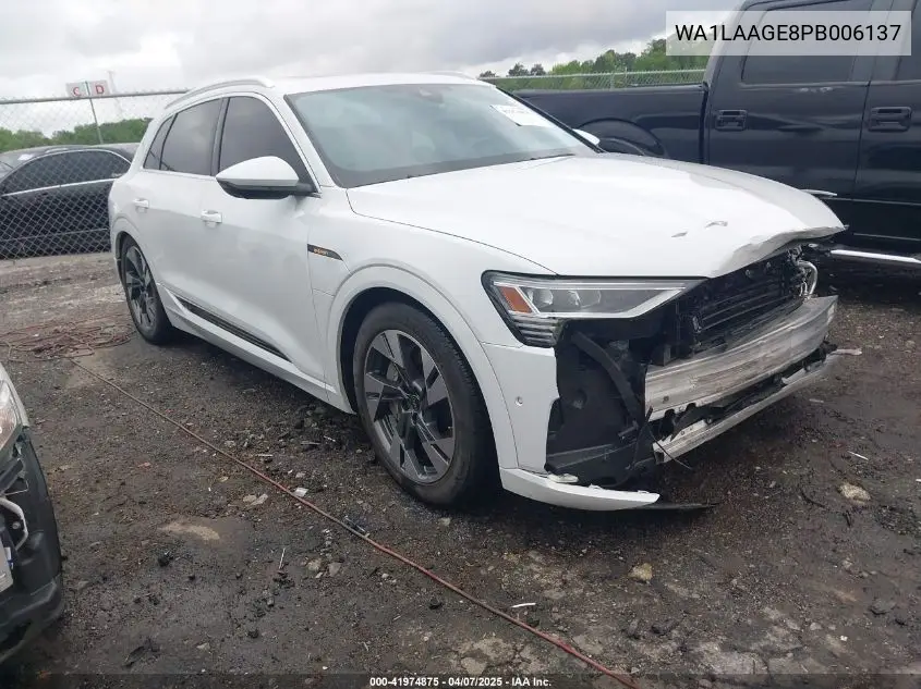 2023 Audi E-Tron Premium Plus Quattro VIN: WA1LAAGE8PB006137 Lot: 41974875