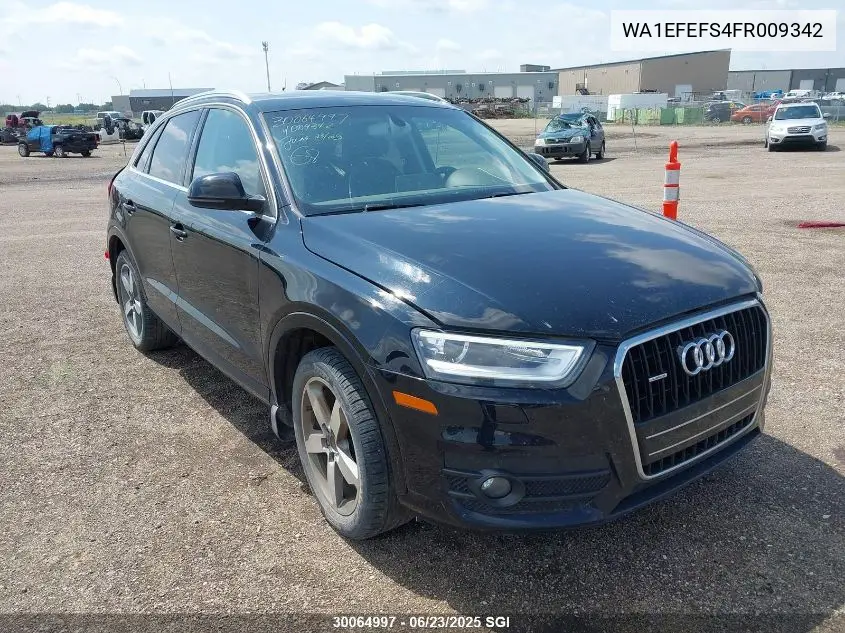 2015 Audi Q3 Premium Plus VIN: WA1EFEFS4FR009342 Lot: 30064997