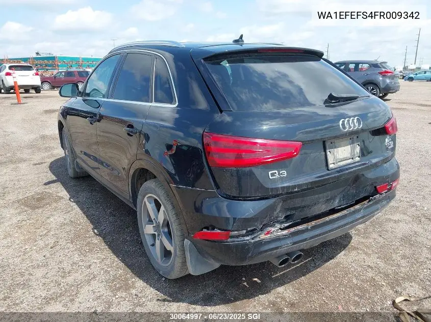 2015 Audi Q3 Premium Plus VIN: WA1EFEFS4FR009342 Lot: 30064997