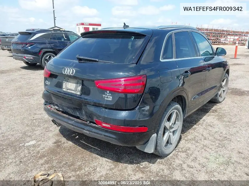 2015 Audi Q3 Premium Plus VIN: WA1EFEFS4FR009342 Lot: 30064997