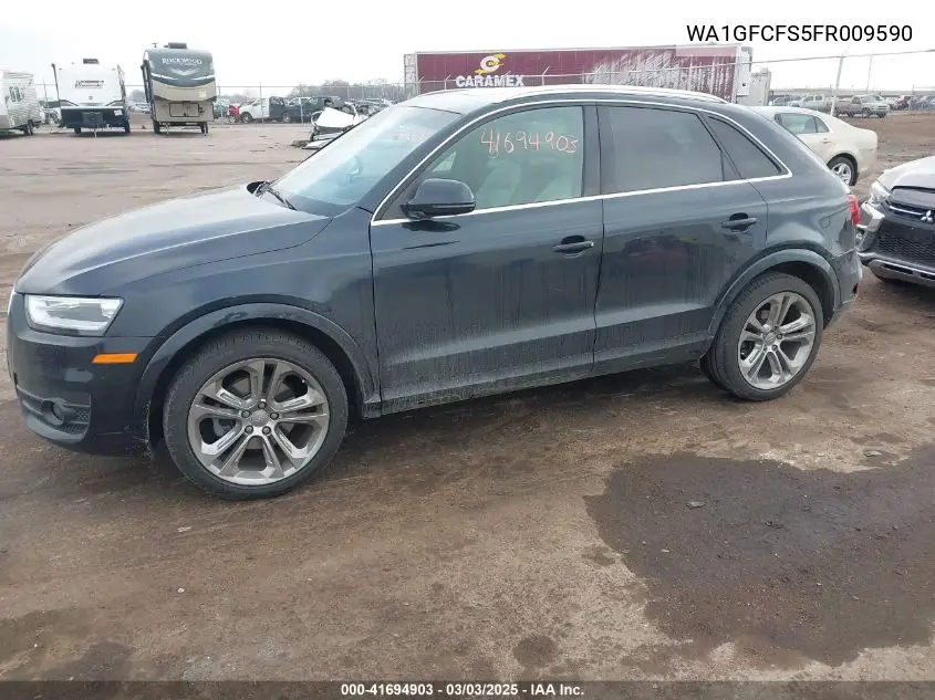 2015 Audi Q3 2.0T Premium Plus VIN: WA1GFCFS5FR009590 Lot: 41694903