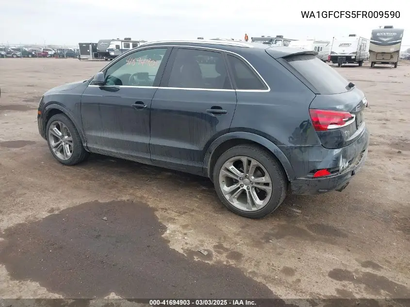 2015 Audi Q3 2.0T Premium Plus VIN: WA1GFCFS5FR009590 Lot: 41694903
