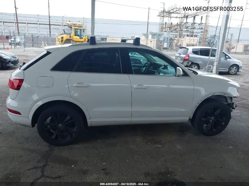 2015 Audi Q3 2.0T Premium Plus VIN: WA1GFCFS5FR003255 Lot: 42054287