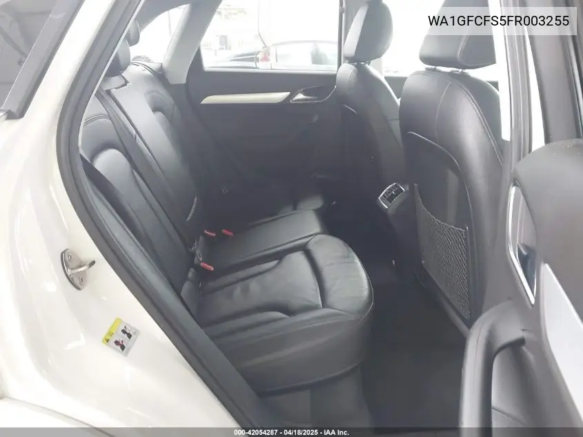 2015 Audi Q3 2.0T Premium Plus VIN: WA1GFCFS5FR003255 Lot: 42054287