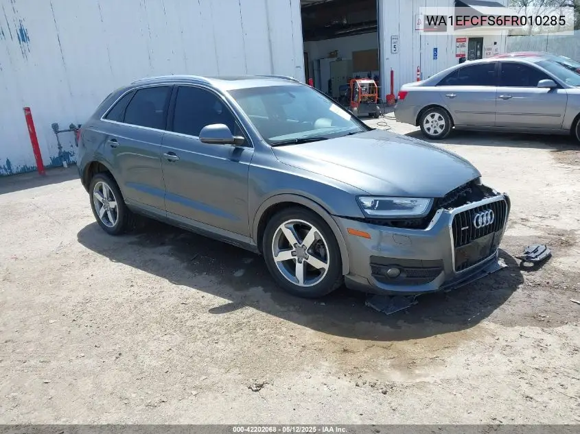 2015 Audi Q3 2.0T Premium Plus VIN: WA1EFCFS6FR010285 Lot: 42202068