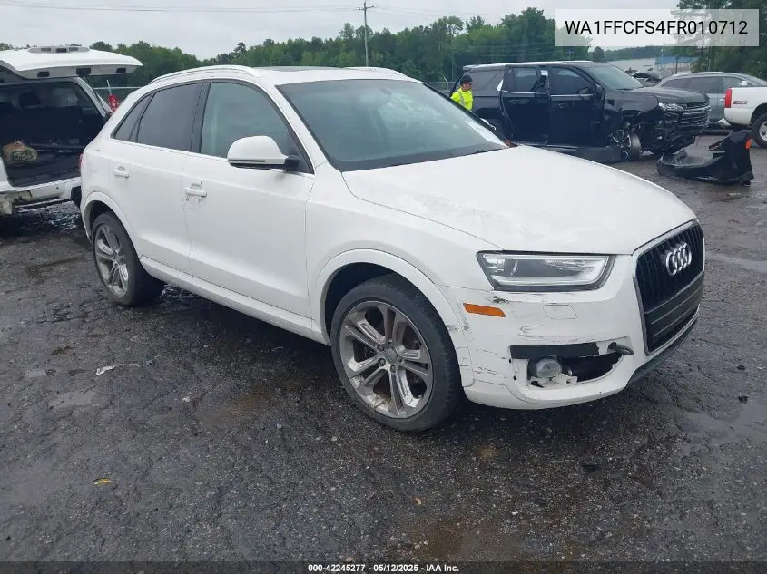 2015 Audi Q3 2.0T Premium Plus VIN: WA1FFCFS4FR010712 Lot: 42245277