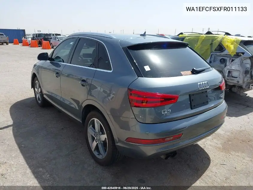 2015 Audi Q3 2.0T Premium Plus VIN: WA1EFCFSXFR011133 Lot: 42545916