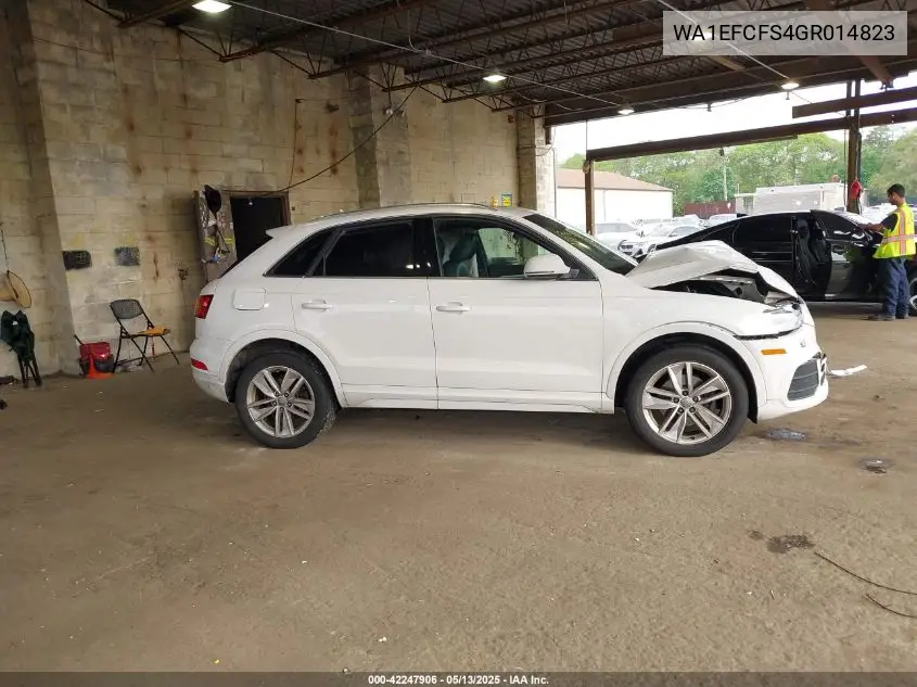 2016 Audi Q3 2.0T Premium Plus VIN: WA1EFCFS4GR014823 Lot: 42247906