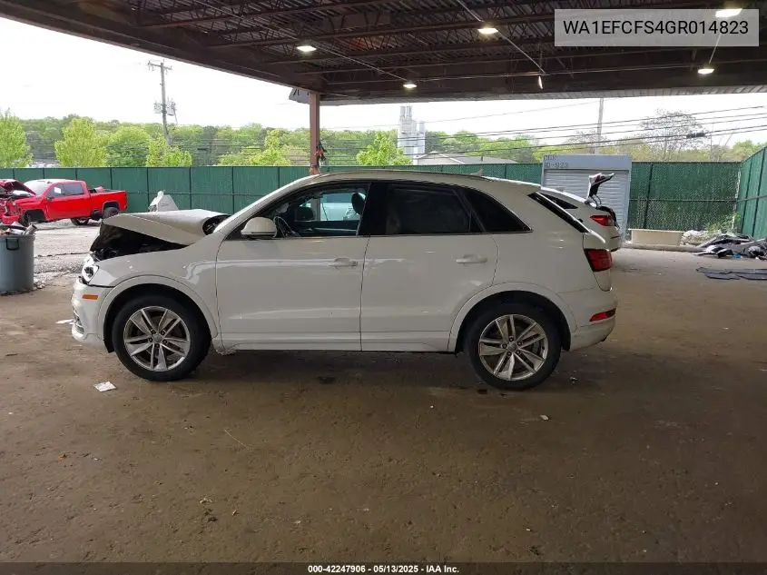 2016 Audi Q3 2.0T Premium Plus VIN: WA1EFCFS4GR014823 Lot: 42247906