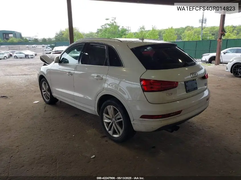 2016 Audi Q3 2.0T Premium Plus VIN: WA1EFCFS4GR014823 Lot: 42247906