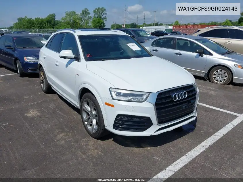 2016 Audi Q3 2.0T Premium Plus VIN: WA1GFCFS9GR024143 Lot: 42248545