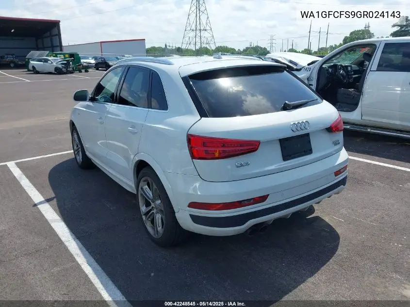 2016 Audi Q3 2.0T Premium Plus VIN: WA1GFCFS9GR024143 Lot: 42248545