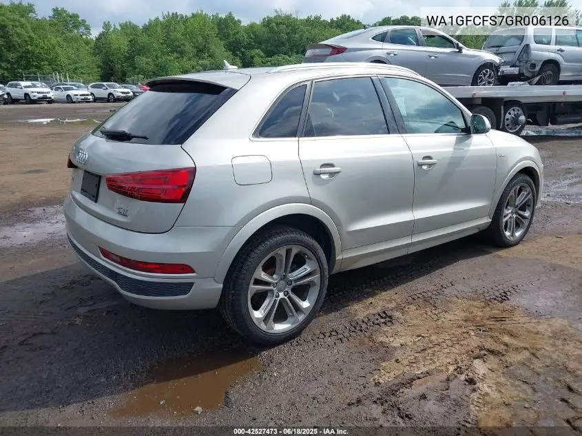 2016 Audi Q3 2.0T Premium Plus VIN: WA1GFCFS7GR006126 Lot: 42527473