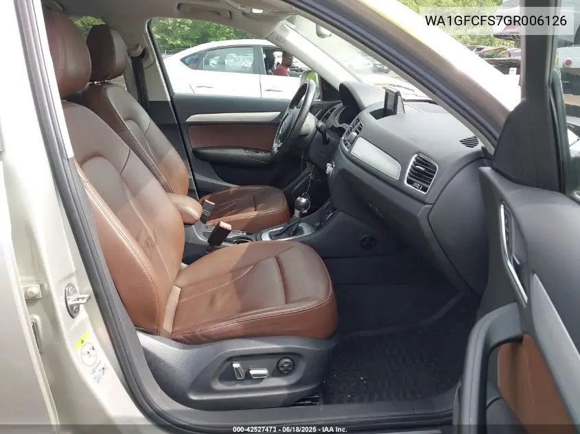 2016 Audi Q3 2.0T Premium Plus VIN: WA1GFCFS7GR006126 Lot: 42527473