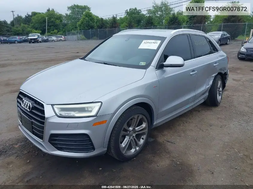 2016 Audi Q3 Prestige VIN: WA1FFCFS9GR007872 Lot: 42541509