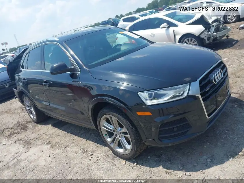 2016 Audi Q3 2.0T Premium Plus VIN: WA1EFCFS1GR022832 Lot: 42589704