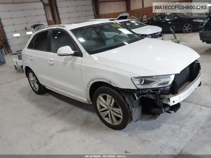 2017 Audi Q3 2.0T Premium VIN: WA1ECCFS3HR004293 Lot: 42198294