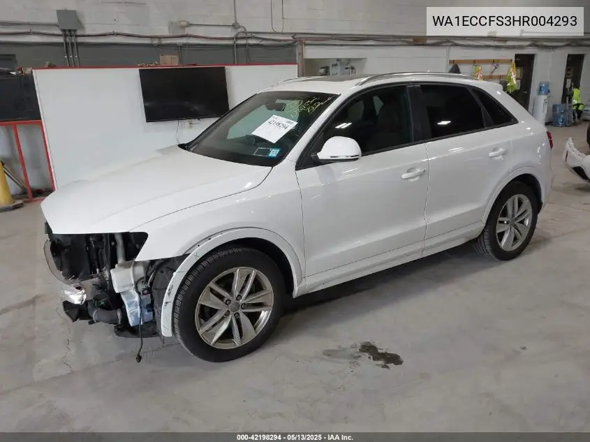 2017 Audi Q3 2.0T Premium VIN: WA1ECCFS3HR004293 Lot: 42198294