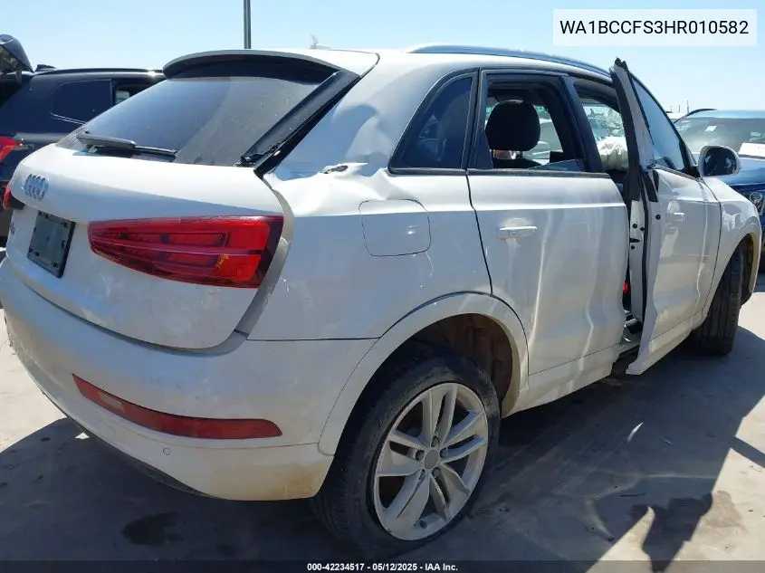 2017 Audi Q3 2.0T Premium VIN: WA1BCCFS3HR010582 Lot: 42234517