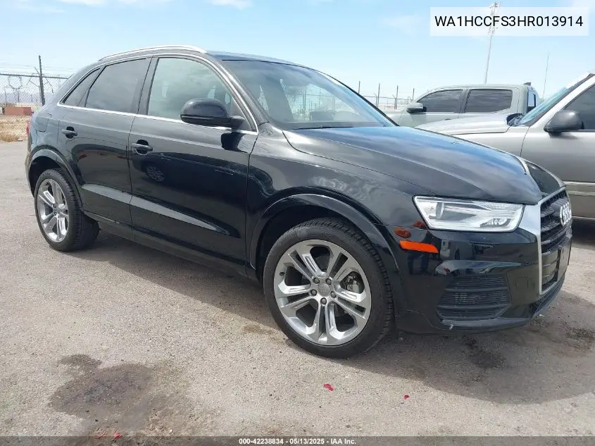 2017 Audi Q3 2.0T Premium VIN: WA1HCCFS3HR013914 Lot: 42238834