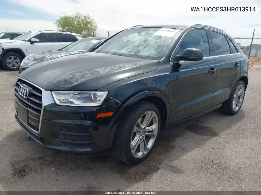2017 Audi Q3 2.0T Premium VIN: WA1HCCFS3HR013914 Lot: 42238834