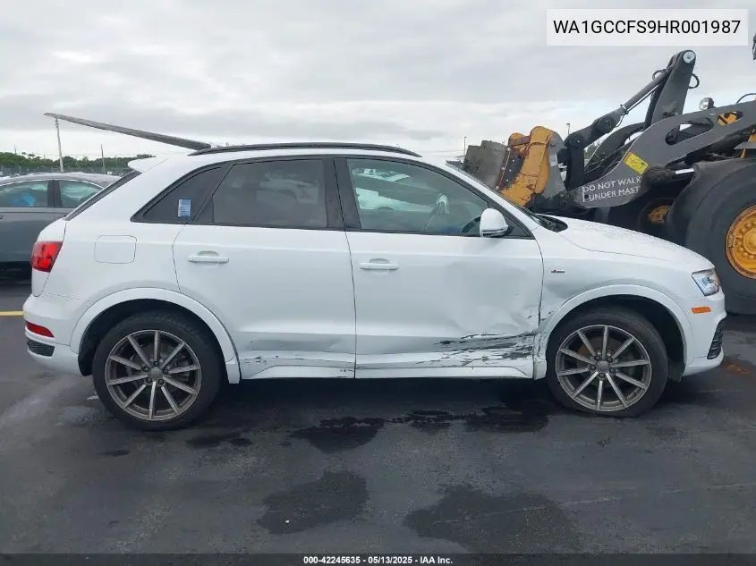 2017 Audi Q3 2.0T Premium VIN: WA1GCCFS9HR001987 Lot: 42245635