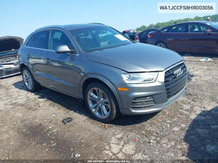 2017 Audi Q3 2.0T Premium VIN: WA1JCCFS8HR003056 Lot: 42570081