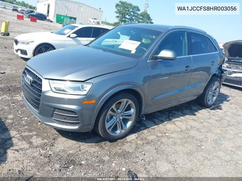 2017 Audi Q3 2.0T Premium VIN: WA1JCCFS8HR003056 Lot: 42570081