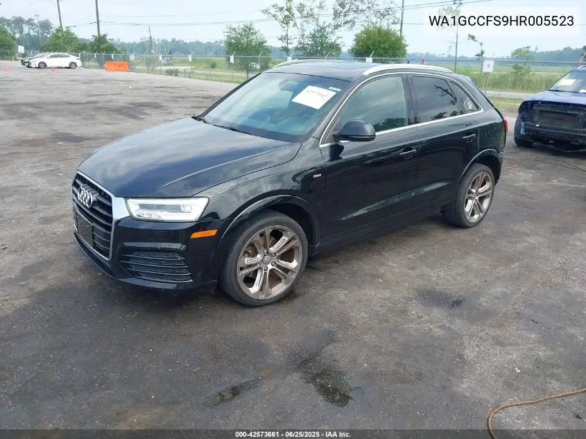 2017 Audi Q3 2.0T Premium VIN: WA1GCCFS9HR005523 Lot: 42573661