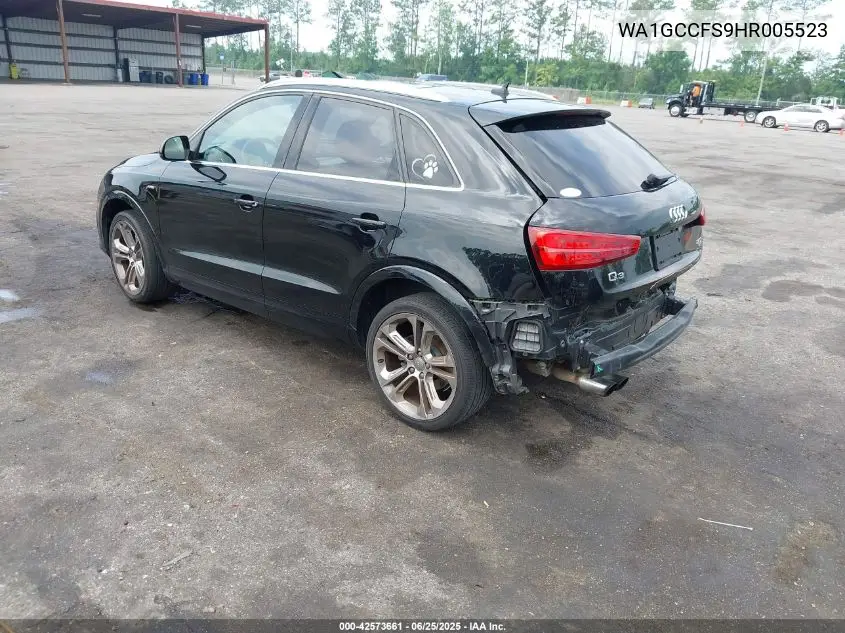 2017 Audi Q3 2.0T Premium VIN: WA1GCCFS9HR005523 Lot: 42573661