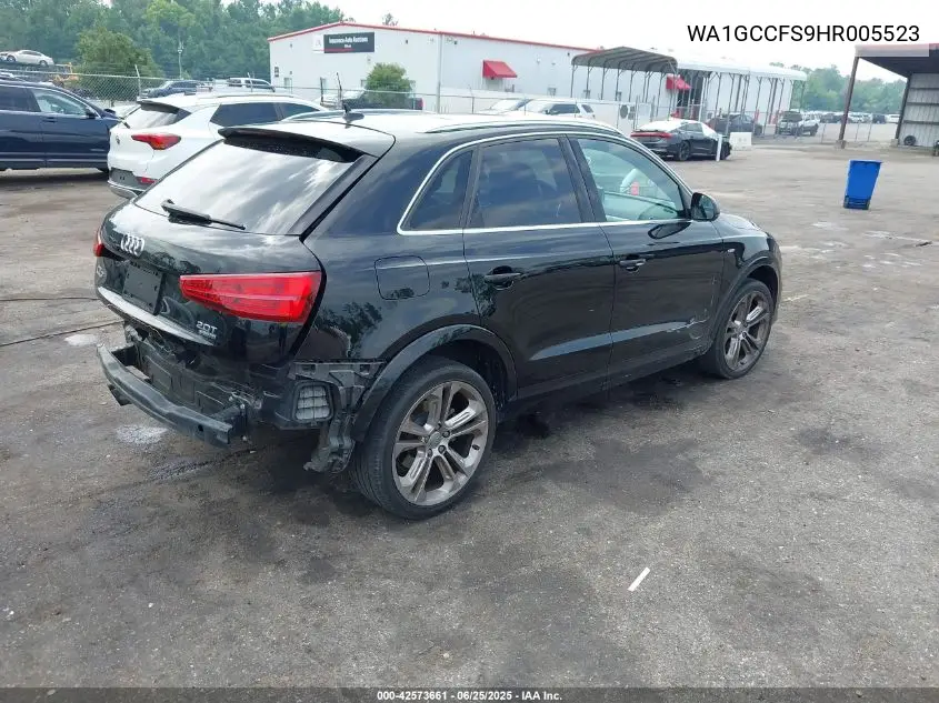 2017 Audi Q3 2.0T Premium VIN: WA1GCCFS9HR005523 Lot: 42573661
