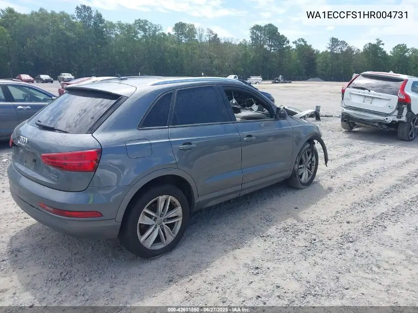 2017 Audi Q3 2.0T Premium VIN: WA1ECCFS1HR004731 Lot: 42601550