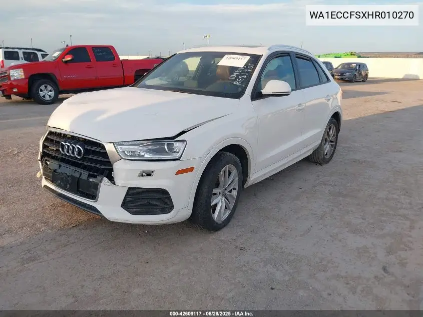 2017 Audi Q3 2.0T Premium VIN: WA1ECCFSXHR010270 Lot: 42609117