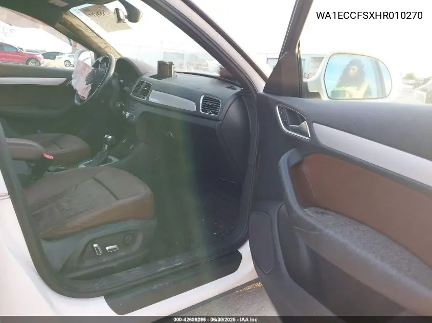 wa1eccfsxhr010270 WA1ECCFSXHR010270 2017 Audi Q3 2.0T Premium