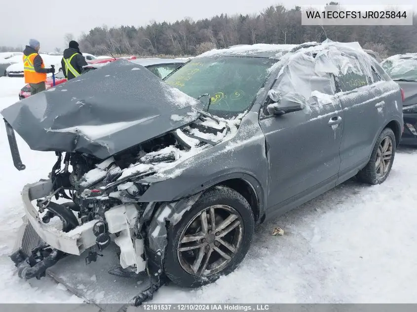 2018 Audi Q3 VIN: WA1ECCFS1JR025844 Lot: 12181537