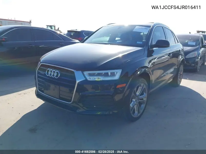 2018 Audi Q3 2.0T Premium VIN: WA1JCCFS4JR016411 Lot: 41692586