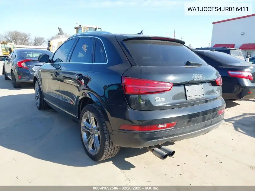 2018 Audi Q3 2.0T Premium VIN: WA1JCCFS4JR016411 Lot: 41692586
