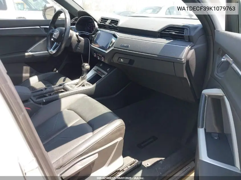 2019 Audi Q3 2.0T S Line Premium VIN: WA1DECF39K1079763 Lot: 42160517