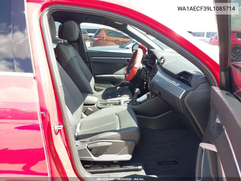 2020 Audi Q3 Premium 45 Tfsi Quattro Tiptronic VIN: WA1AECF39L1085714 Lot: 42584967
