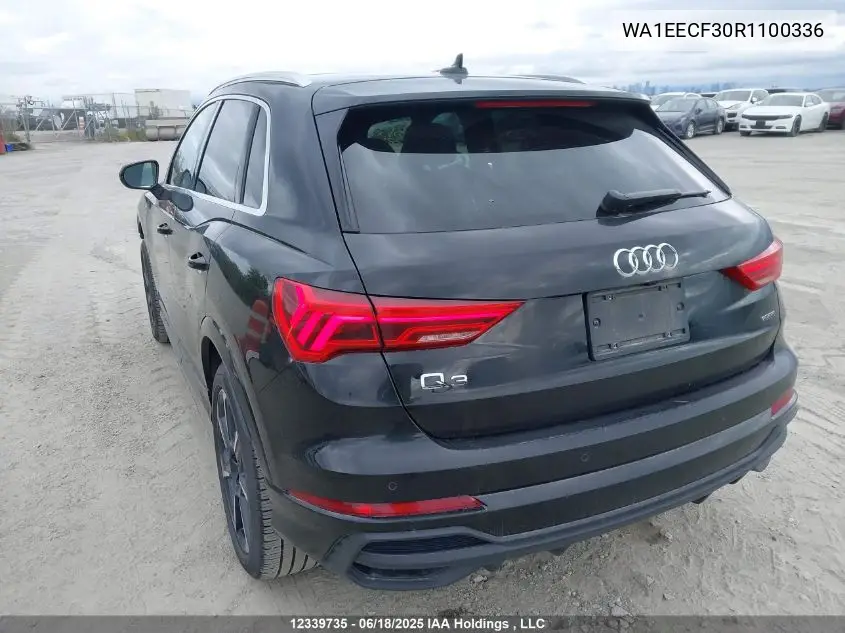 2024 Audi Q3 Premium Plus S Line 45 VIN: WA1EECF30R1100336 Lot: 12339735