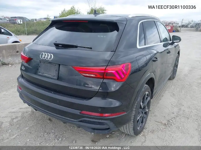 2024 Audi Q3 Premium Plus S Line 45 VIN: WA1EECF30R1100336 Lot: 12339735