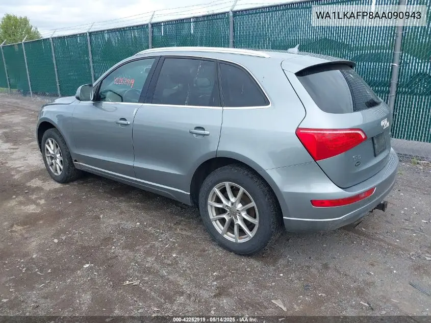 2010 Audi Q5 3.2 Premium VIN: WA1LKAFP8AA090943 Lot: 42262919