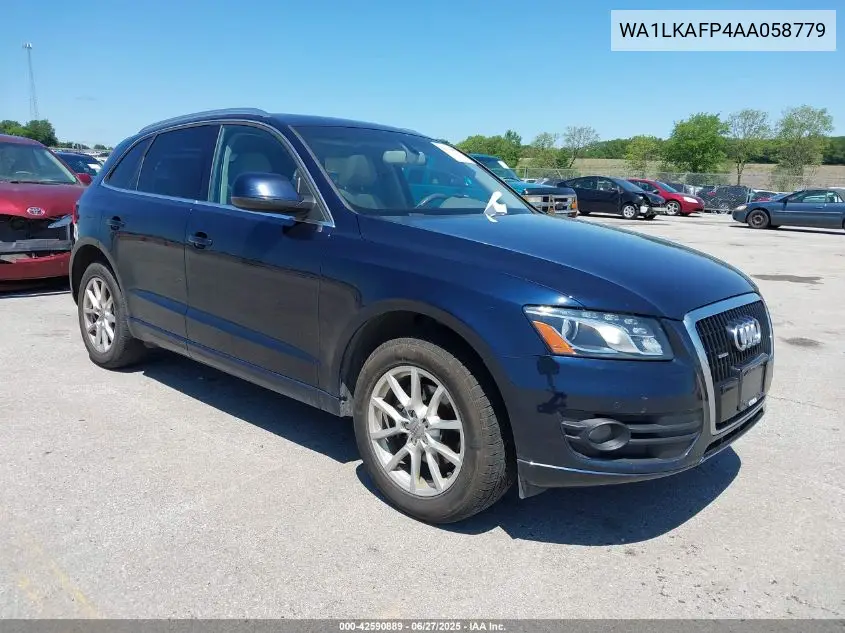 2010 Audi Q5 3.2 Premium VIN: WA1LKAFP4AA058779 Lot: 42590889