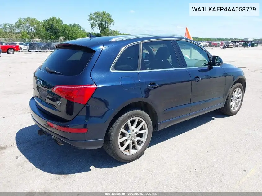 2010 Audi Q5 3.2 Premium VIN: WA1LKAFP4AA058779 Lot: 42590889