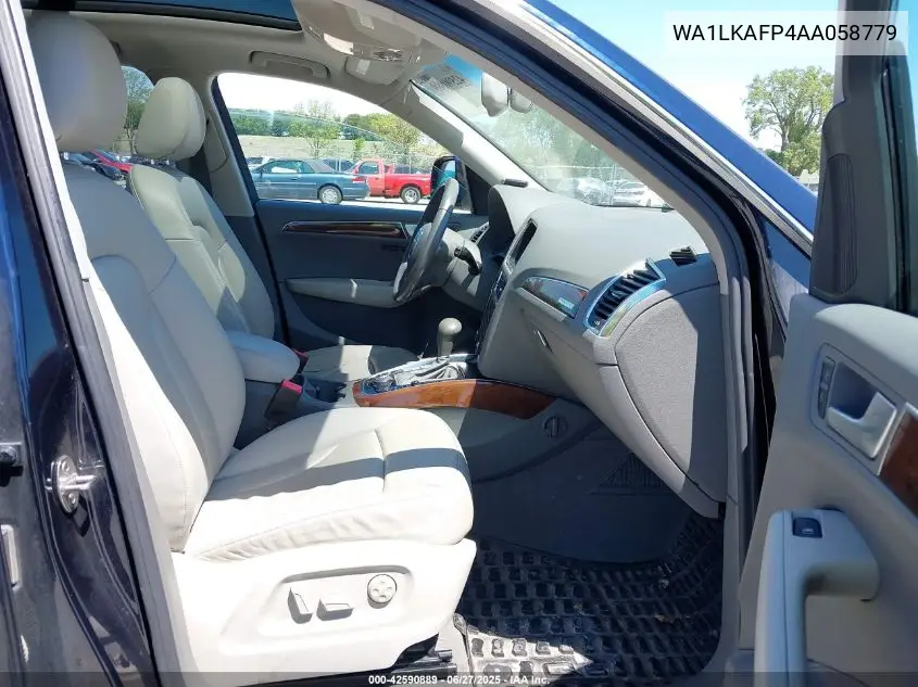 2010 Audi Q5 3.2 Premium VIN: WA1LKAFP4AA058779 Lot: 42590889