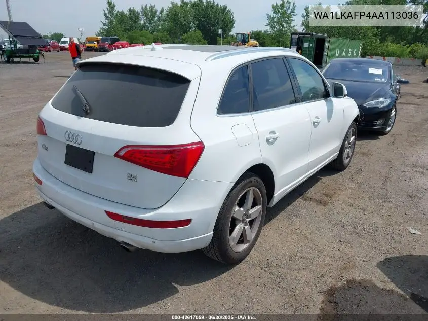 2010 Audi Q5 3.2 Premium VIN: WA1LKAFP4AA113036 Lot: 42617059